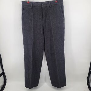 Miu Miu Men's Wool Gray Stripe Pants Size 34
